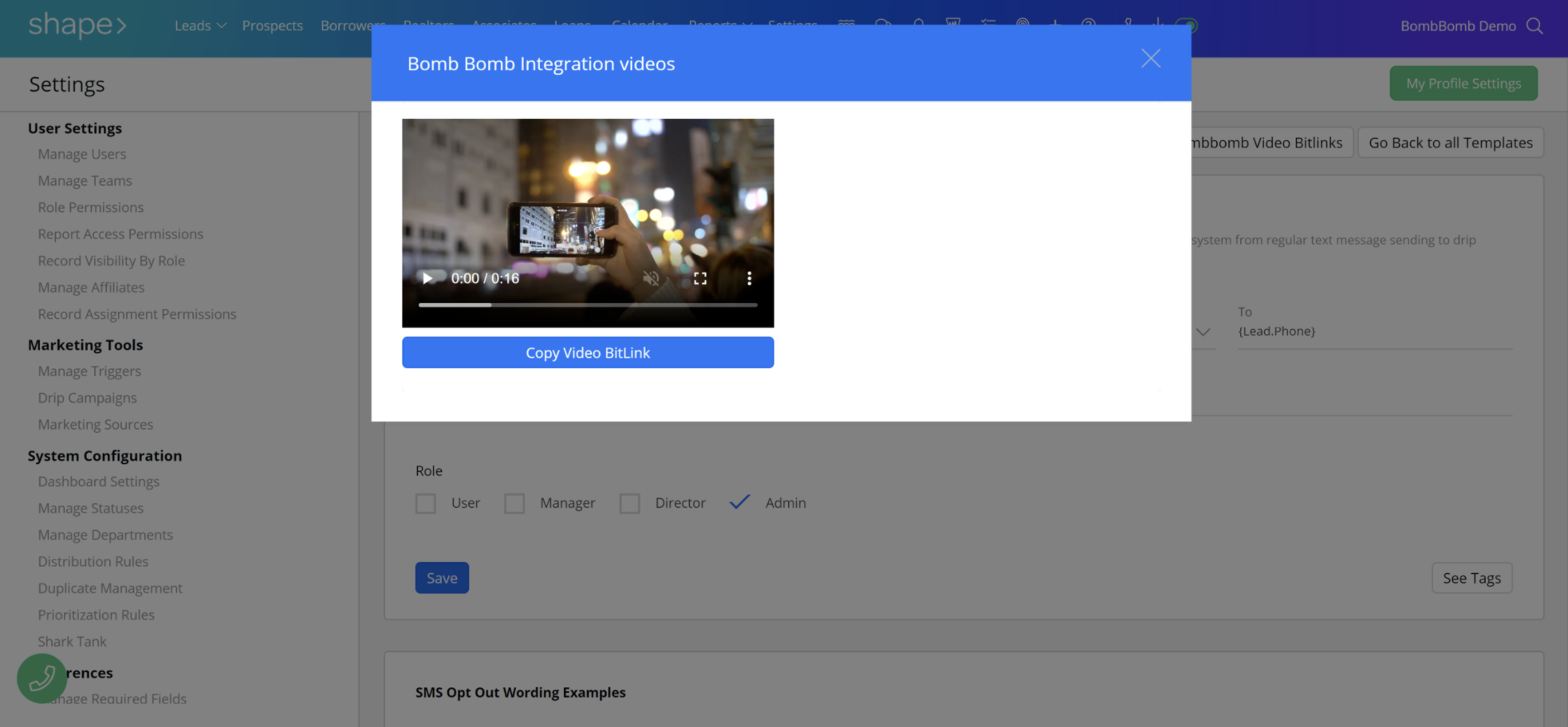 BombBomb Integration Videos